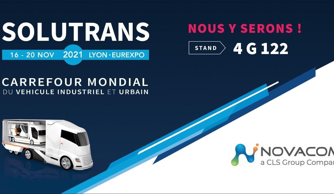 Les équipes Novacom vous donnent rendez-vous à Solutrans pour découvrir la solution TPMS